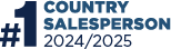 No1 Country Salesperson 2024 2025