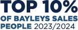 Top 10 Percent of Bayleys Salespeople 2023 2024