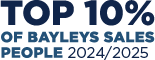 Top 10 Percent of Bayleys Salespeople 2024 2025