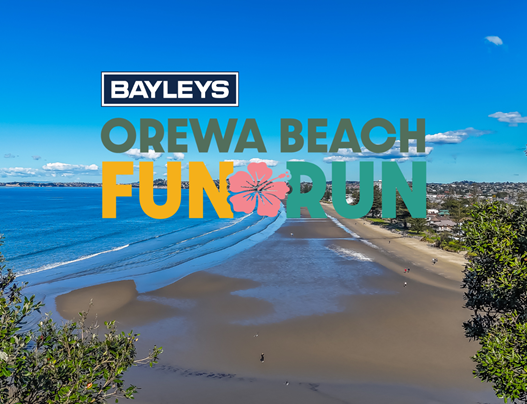 Lace up for the Bayleys Orewa Beach Fun Run